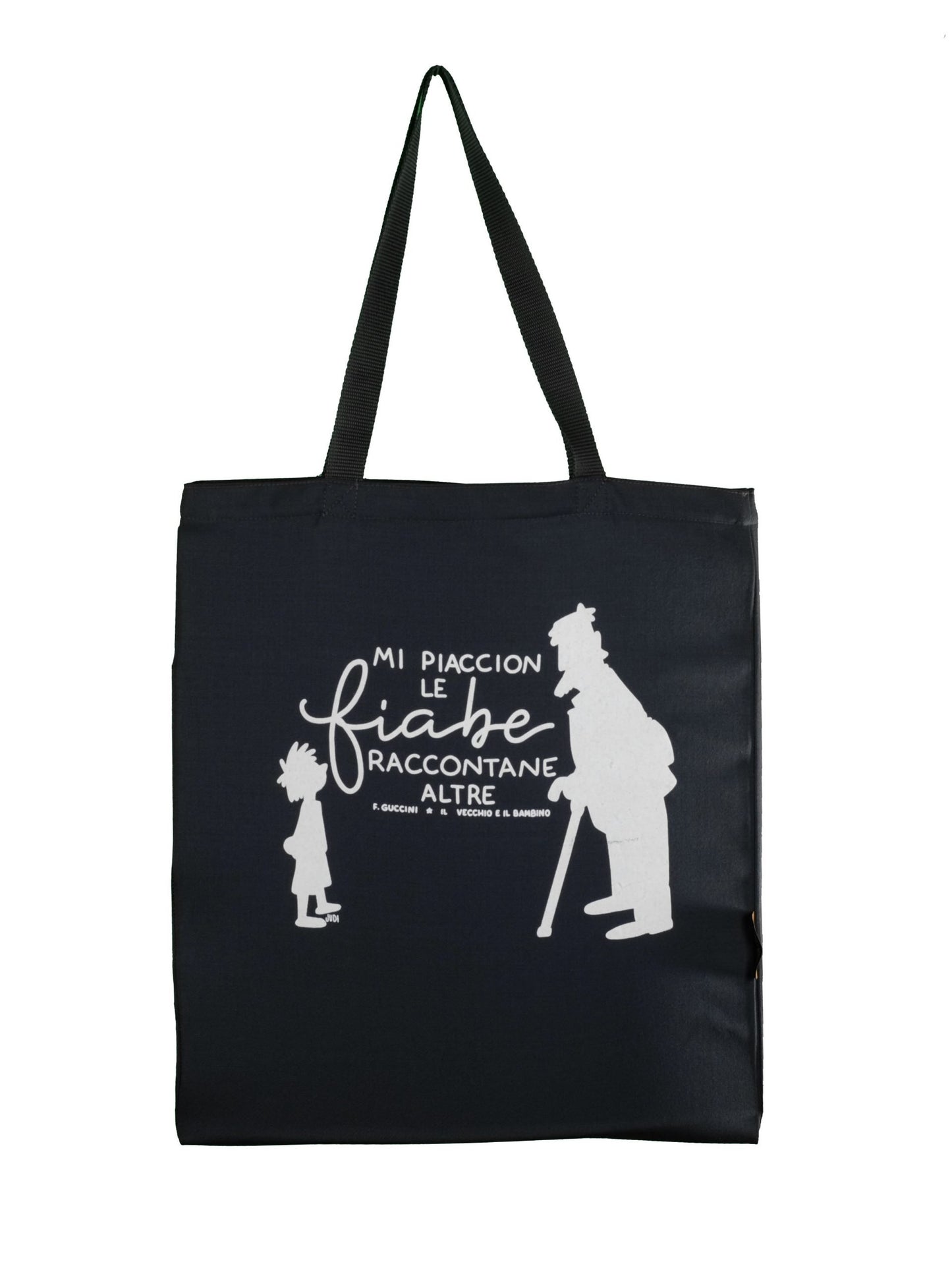 Shopper Guccini Il vecchio e il bambino (Colore grigio scuro)