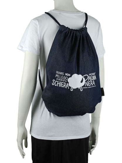 Zaino Guccini la pecora nera (colori: jeans blu e nero)