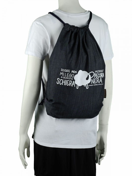 Zaino Guccini la pecora nera (colori: jeans blu e nero)