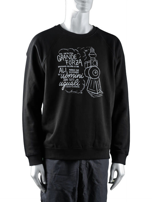 Felpa Guccini la locomotiva (Colore: nero)