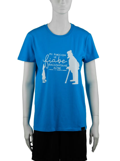 T-shirt Guccini Il vecchio e il bambino (Unisex - colore: azzurro)