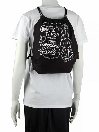 Zaino Guccini la locomotiva (colori: jeans blu e nero)