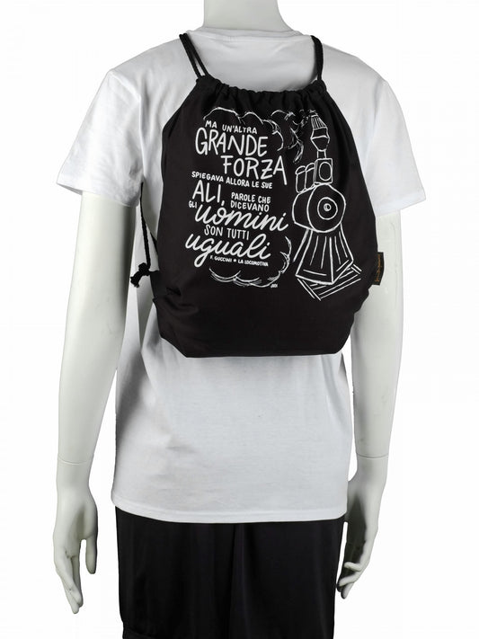 Zaino Guccini la locomotiva (colori: jeans blu e nero)